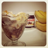 nutella banana pudding
